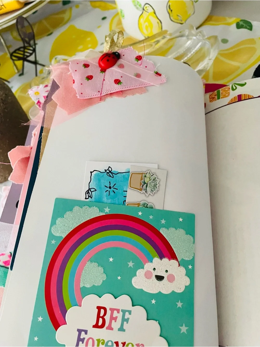 Handmade Journal with Ribbon Tassel